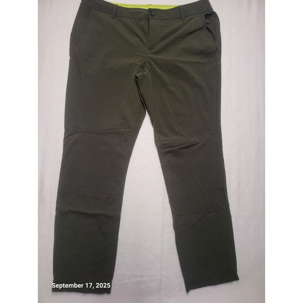 Eddie Bauer Women's Travel Pants Green Size 12 EUC